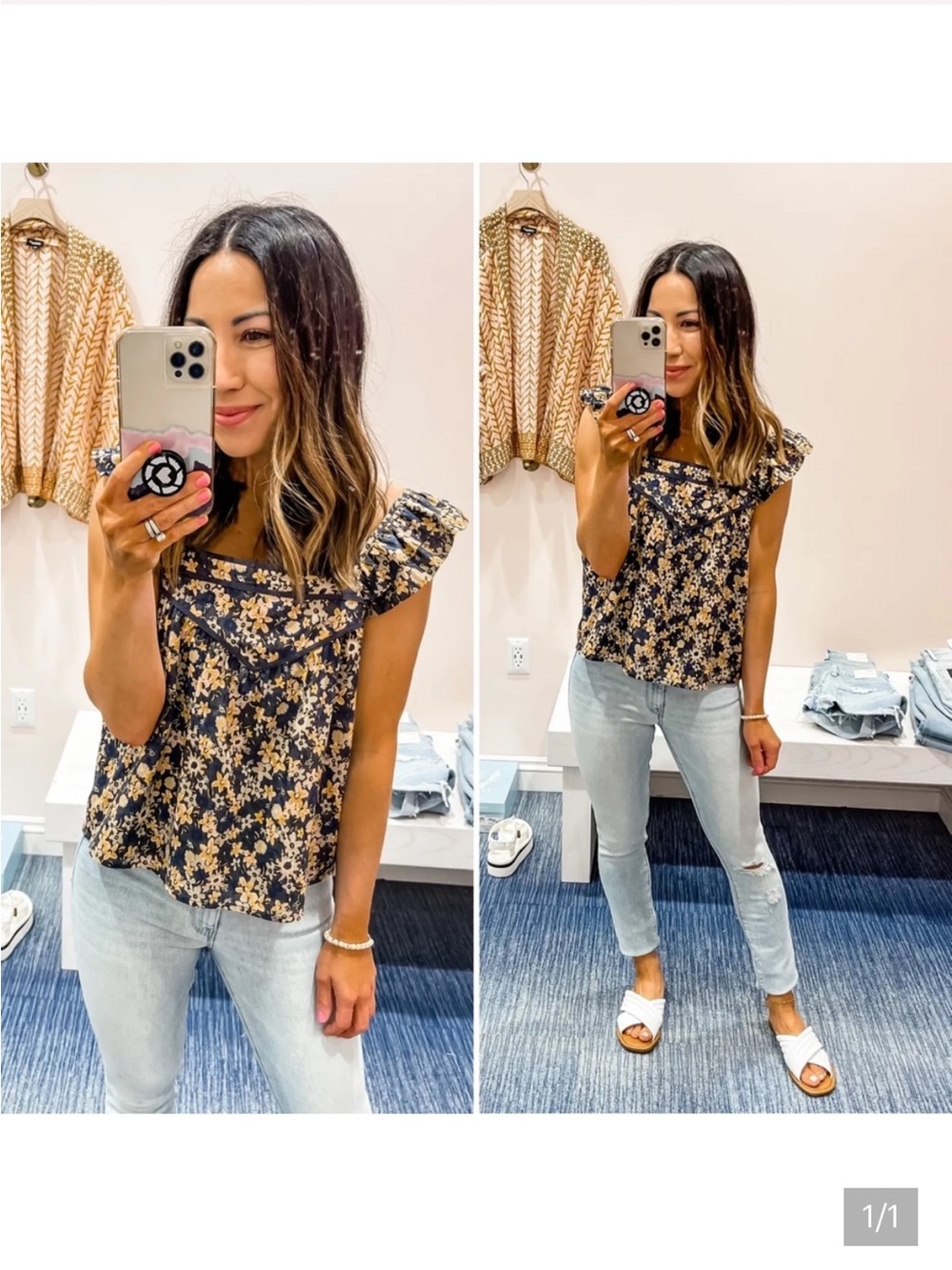 Floral flutter tank